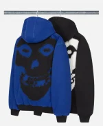 The Misfits x Supreme SS26 Hooded Work Jacket In Black & Blue