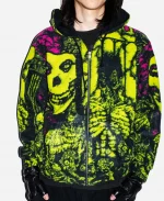 The Misfits x Supreme Zip Up Hooded Sweater