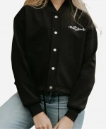 The Rolling Stones Black Varsity Jacket