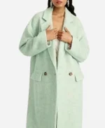 The Today Show 2026 Jenna Bush Hager Mint Trench Coat - Green