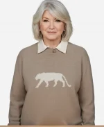 The Today Show 2026 Martha Stewart Tiger Cashmere Sweater