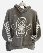 The View Talk Show 2026 Whoopi Goldberg Grey Minion Skeleton Hoodie
