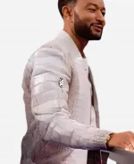 The Voice 2026 John Legend White Crocodile Jacket