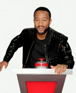 The Voice John Legend Crocodile Black Jacket