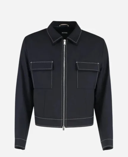 The Voice S29 Tv Show Lucas West Flap Pocket Black Jacket_converted