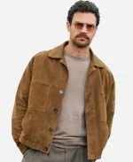 Theo James Fuze 2026 Suede Leather Jacket