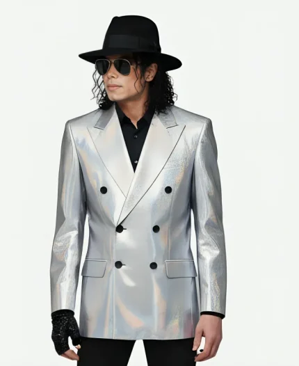 This Is It Michael Jackson Silver Blazer