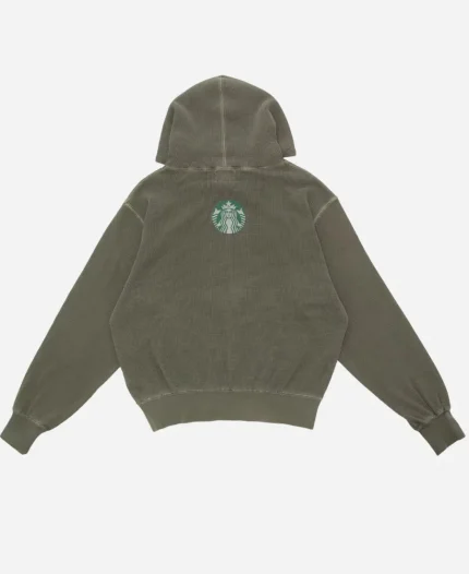 Thisisneverthat x Starbucks Brew SS26 Green Pullover Hoodie