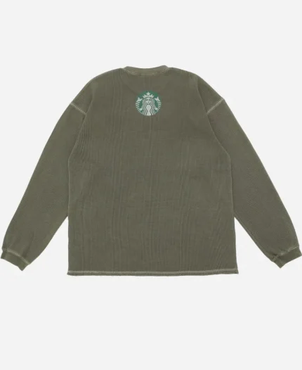 Thisisneverthat x Starbucks Brew SS26 Green Sweatshirt