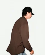 Timothee Chalamet 2026 Coachella Brown Cotton Shirt