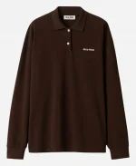 Timothee Chalamet 2026 Coachella Miu Miu Cotton Polo Shirt