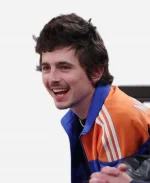 Timothee Chalamet 2026 NY Knicks vs Atlanta Hawks Game 2 Adidas Track Jacket