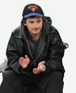 Timothee Chalamet Madison Square Garden Game 5 Jacket - Black
