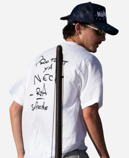 Timothée Chalamet Miami 2026 White T-Shirt