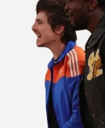 Timothee Chalamet NBA 2026 Knicks vs Hawks Adidas Track Jacket