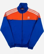 Timothee Chalamet NBA 2026 NY Knicks vs Atlanta Hawks Adidas Track Jacket In Orange & Blue