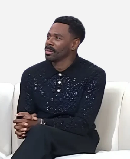 Today Show 2026 Colman Domingo Black Polo Shirt
