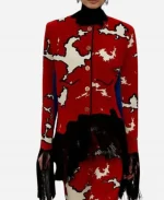 Tokyo Premiere 2026 Meryl Streep Red Fringe Jacket