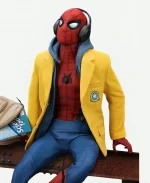 Tom Holland Movie Spiderman Homecoming Peter Parker Yellow Blazer
