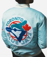 Toronto Blue Jays Ribbed Nylon Varsity Jacket