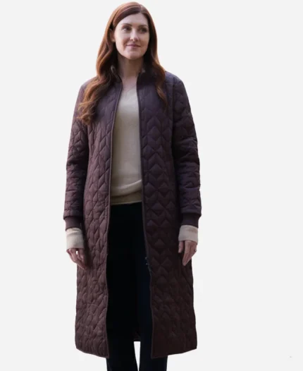 Tracker Lucy Camp Purple Quilted Coat