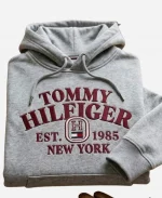 Travis Kelce NYC Tommy Hilfiger Grey Hoodie