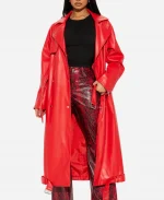 Tv Show 2026 The Voice S29  Alexia Jayy Red Trench Coat