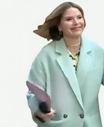 Tv Show The Today Show 2026 Jenna Bush Hager Mint Green Wool Trench Coat