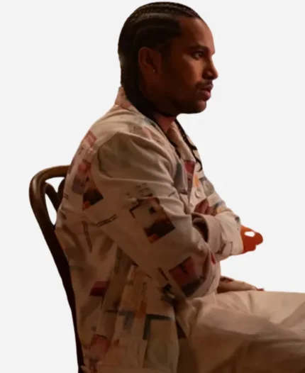 Tyler Dean Flores Neon 2023 Collage Print Jacket