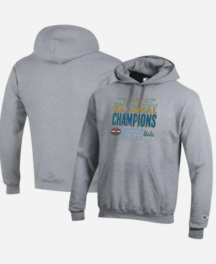 UCLA Bruins NCAA National Champions Grey Hoodie