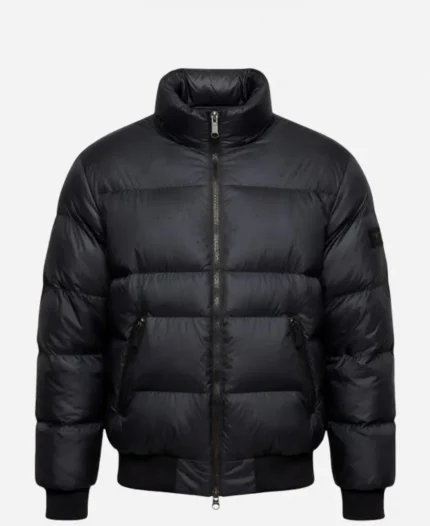 UEFA Champions League 2026 Vincent Kompany Black Puffer Jacket