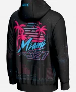 UFC 327 Miami Skyline Black Hoodie