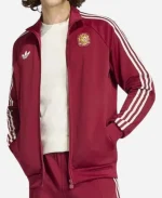 Unisex Adidas Spain World Cup 2026 Maroon Track Jacket