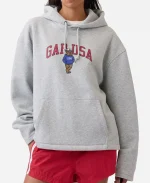 Unisex Gap 2026 USA Logo Oversized Grey Pullover Hoodie