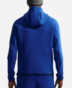 Unisex Nike France 2026 Tech Fleece Windrunner Blue Hooded Jacket