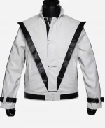 Unisex Thriller Michael Jackson White Jacket