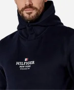Unisex Tommy Hilfiger New York Established Navy Blue Hoodie
