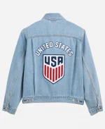 United States 2026 Light Blue Denim Jacket