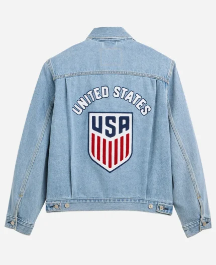 United States 2026 Light Blue Denim Jacket