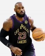 Utah Jazz vs Los Angeles Lakers LeBron James Jersey