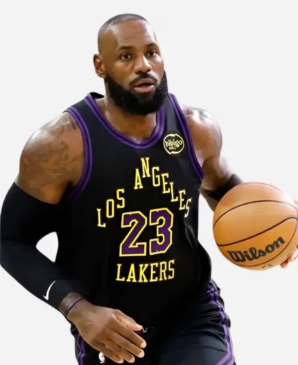 Utah Jazz vs Los Angeles Lakers LeBron James Jersey