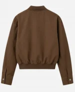 Victoria Beckham Brown Bomber Jacket