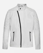 Vin Diesel White Leather Jacket