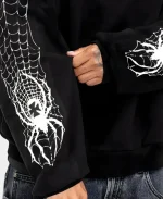 Von Dutch Spider Crest Black Pullover Fleece Hoodie