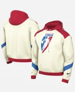 WNBA  Legends Basketball Beige Fleece Pullover Hoodie
