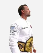 WWE 2026 CM Punk WrestleMania 42 White Bomber Jacket