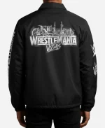 WWE 2026 Las Vegas WrestleMania 42 Coaches Jacket - Black