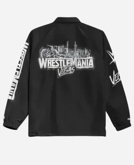WWE 2026 WrestleMania 42 Las Vegas Coaches Black Jacket 