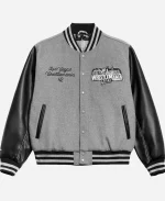 WWE 2026 WrestleMania 42 Las Vegas Grey Varsity Jacket