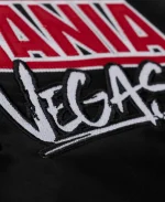 WWE 2026 WrestleMania Las Vegas 42 Black Satin Jacket